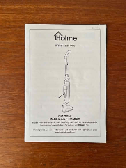 Photo of free Steam mop (Upton CH49) #2