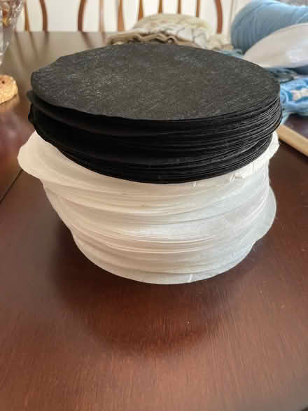 Photo of free Black/white circular, thin fabric (Reading, off West st) #1