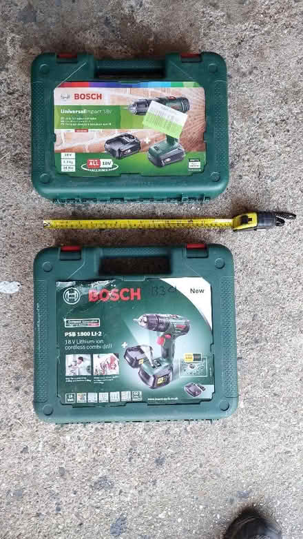 Photo of free Two Bosch drill boxes (Coldwaltham RH20) #1