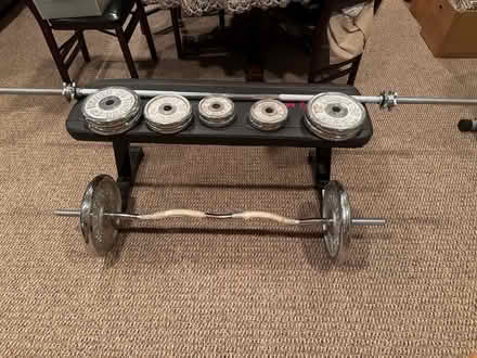 Photo of free Weights and bench (Hartsdale) #1