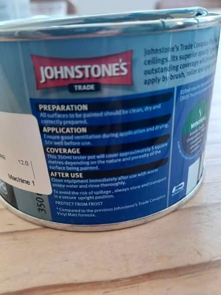 Photo of free Paint Sampler . Johnstone paint Eaton Square (Speedwell BS5) #3
