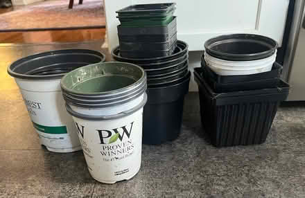 Photo of free Plastic planters (Ridley Park) #1