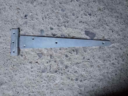 Photo of free T-hinge, galvanised, 300mm (Bucknell SY7) #1