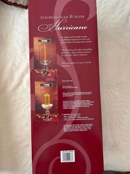 Photo of free Large hurricane candle holder (Montrose) #1