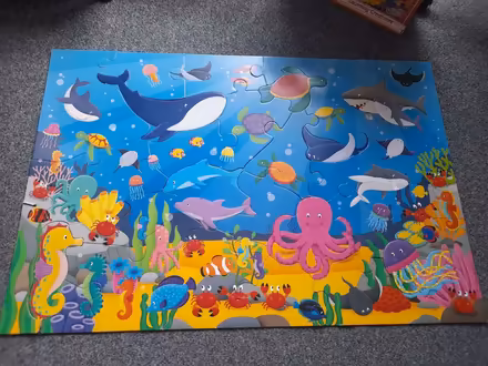 Photo of free 2x jigsaws age 3-6 (Ocean creatures and zoo) (Malin Bridge S6) #2