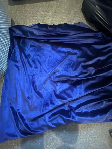 Photo of free Blue velvet textile (Sheffield S17) #1