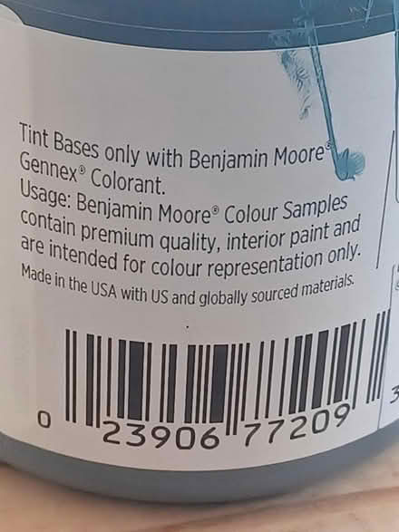 Photo of free Paint Samplers - Benjamin Moore "West Coast" and "Blue Echo" (Speedwell BS5) #4
