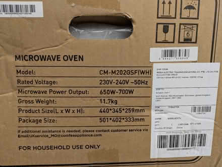 Photo of free Comfee Microwave Oven 700W (Ballymagee BT19) #2