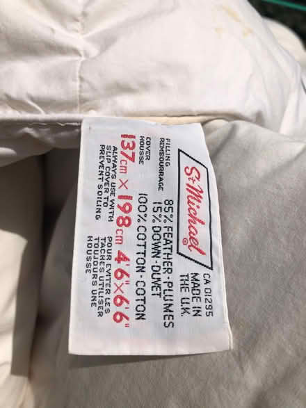 Photo of free M&S Single duvet (Marton) #2