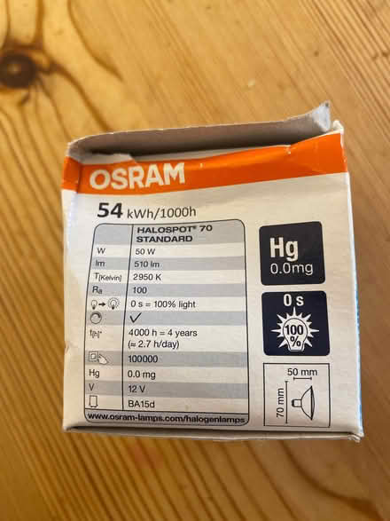 Photo of free 1 x light bulb (Hove Green BN3) #2