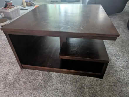 Photo of free Wooden coffee table (Clearwater) #1