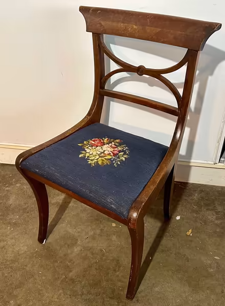 Photo of free Small Wood Chair (Deanza Oaks) #1