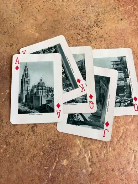 Photo of free Vintage Playing Cards Spanish Scene (IG10 Loughton) #1