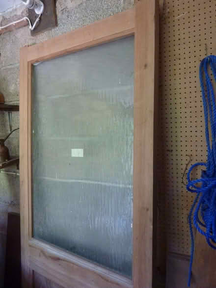 Photo of free External Hardwood Door. Single glazed. Two 5 lever locks. (Hillhead TQ5) #1