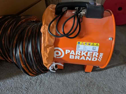 Photo of free 12 Inch Portable Ventilation Fan and PVC Ducting (Dagenham IG11) #2