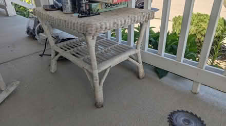 Photo of free Wicker rocking chair and table (Longmont) #2