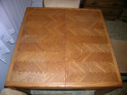 Photo of free wood table and chairs (Eureka) #3
