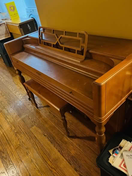 Photo of free Piano and Bench (Old Greenbelt) #3
