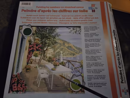 Photo of free Painting by numbers set (Frimley) #1