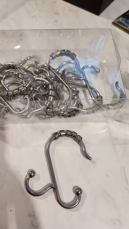 Photo of free Shower curtain hooks (Somerset) #1