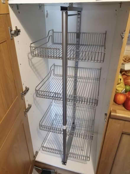 Photo of free Metal storage rack on rollers (Montpelier BS6) #2