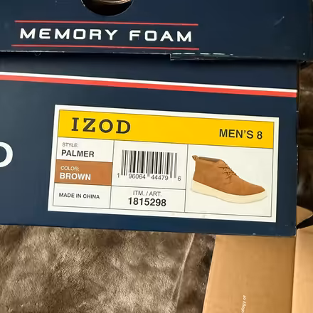 Photo of free Men’s size 8 brown Izod shoes (Long hill, NJ) #1
