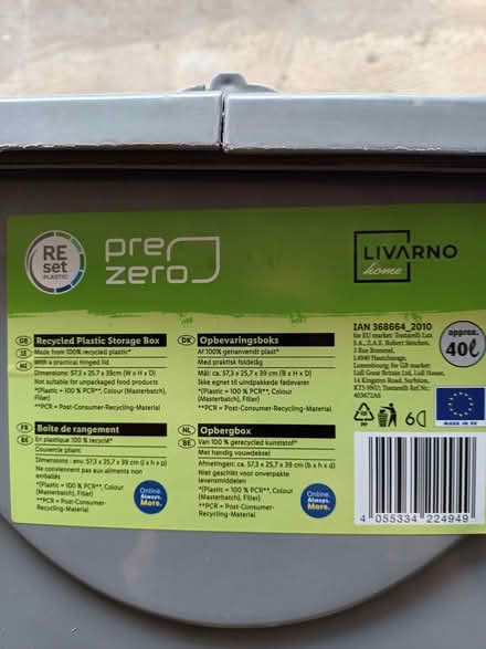 Photo of free Various plastic storage boxes (CO11) #3