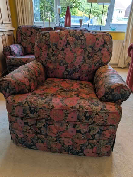 Photo of free Two-seater sofa and matching armchair (Copmanthorpe YO23) #2
