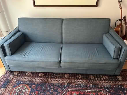Photo of free Blue couch (SW DC) #2