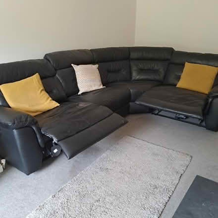 Photo of free Leather corner sofa (Woodhall Spa CP LN10) #1