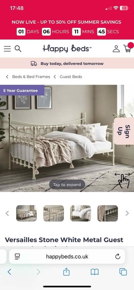 Photo of free Laura Ashley day bed (TW12) #1