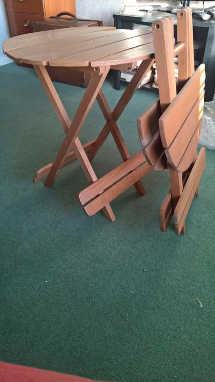Photo of free Pair of folding picnic tables (Hulham EX8) #1
