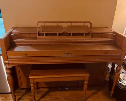 Photo of free Piano and Bench (Old Greenbelt) #1