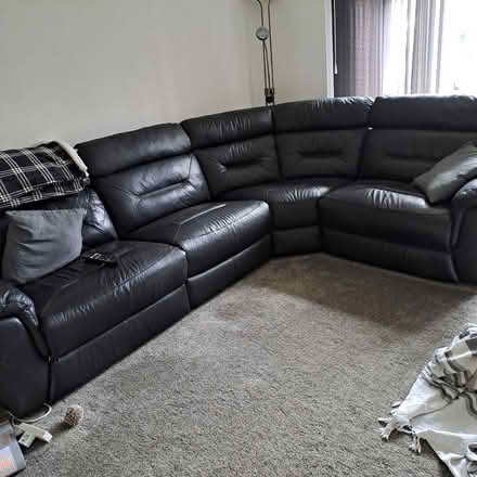 Photo of free Leather corner sofa (Woodhall Spa CP LN10) #2