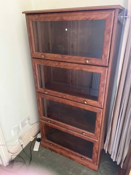 Photo of free Two bookshelves with glass fronts (RH14) #4