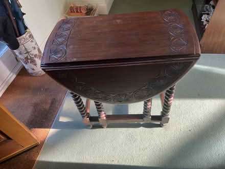 Photo of free Drop leaf oak table (RH14) #3