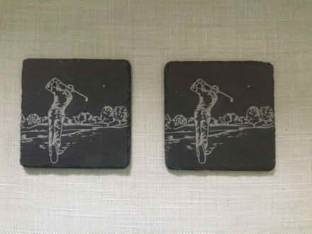Photo of free 2 Slate Golfing Coasters (Leith EH6) #1