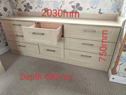 Photo of free Fitted chest of drawers (Moulton) #1