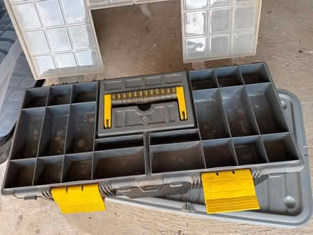 Photo of free Stanley plastic tool box with tray (CO11) #2
