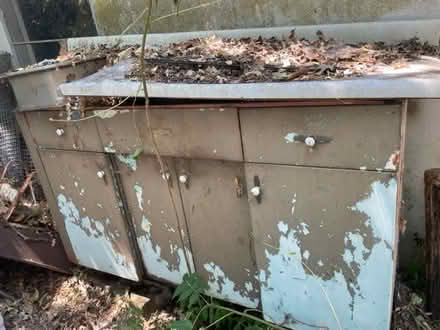Photo of free Metal Cabinet for workbench, garage (College and S N, livermore) #1