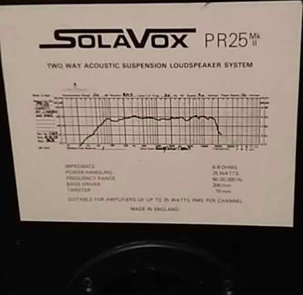 Photo of free Hi Fi speakers (Wrington BS40) #3
