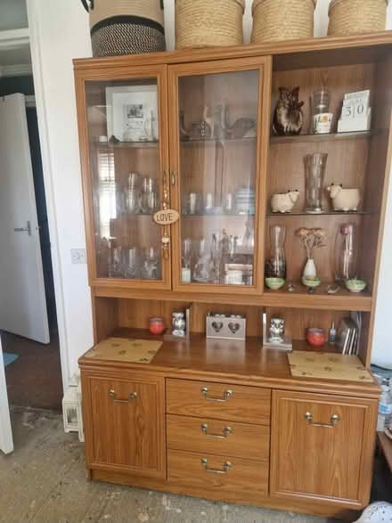 Photo of free Wall unit on wheels, easy to move (Basildon SS14.) #1