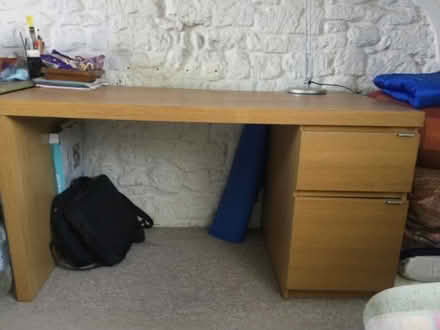 Photo of free Wooden desk (Dursley GL11) #2
