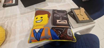 Photo of free Children's soft pillows (smile face and lego movie motifs) (Burnham SL2) #2