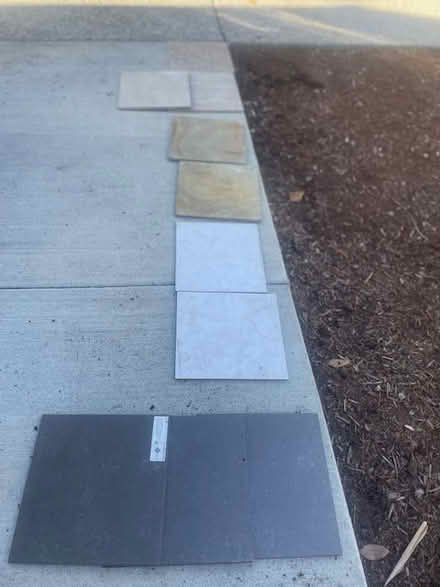 Photo of free 9 12 x 12 ceramic tiles (Alki point) #2