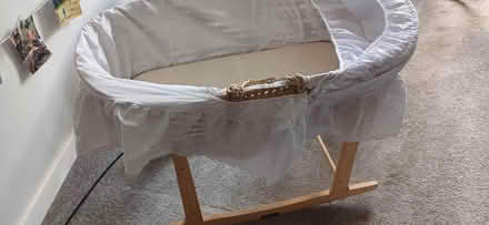 Photo of free Moses Basket and stand (Birkenhead, CH42) #2