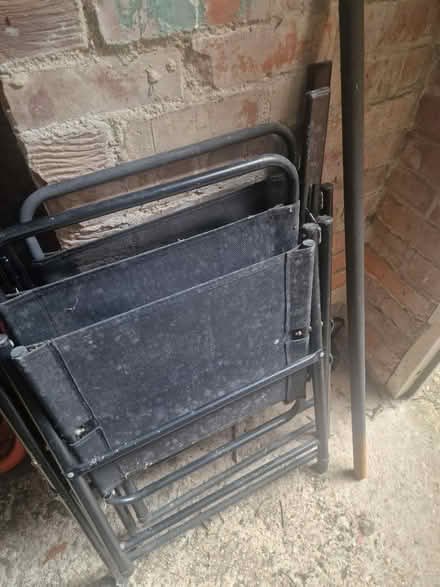 Photo of free Umbrella table and 2 chairs (Ash aldershot) #1