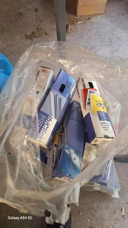 Photo of free Binding System & 14 boxes of binders. (Brampton - Appleby CA16) #2
