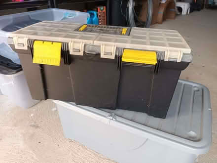 Photo of free Stanley plastic tool box with tray (CO11) #1