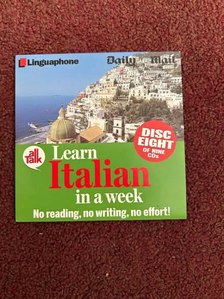 Photo of free Learn Italian set cds (Dallington) #1